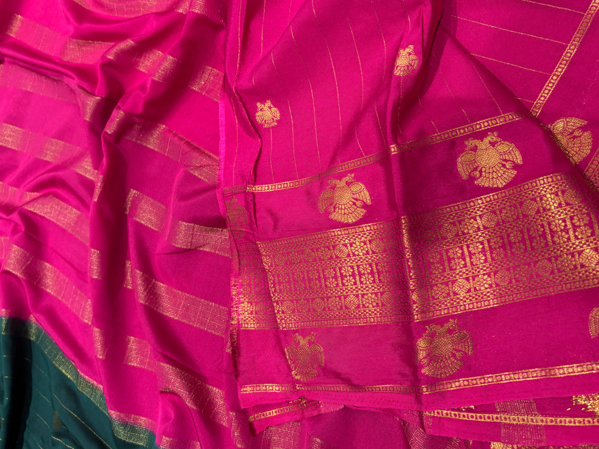 Semi Mysore Crape Silk