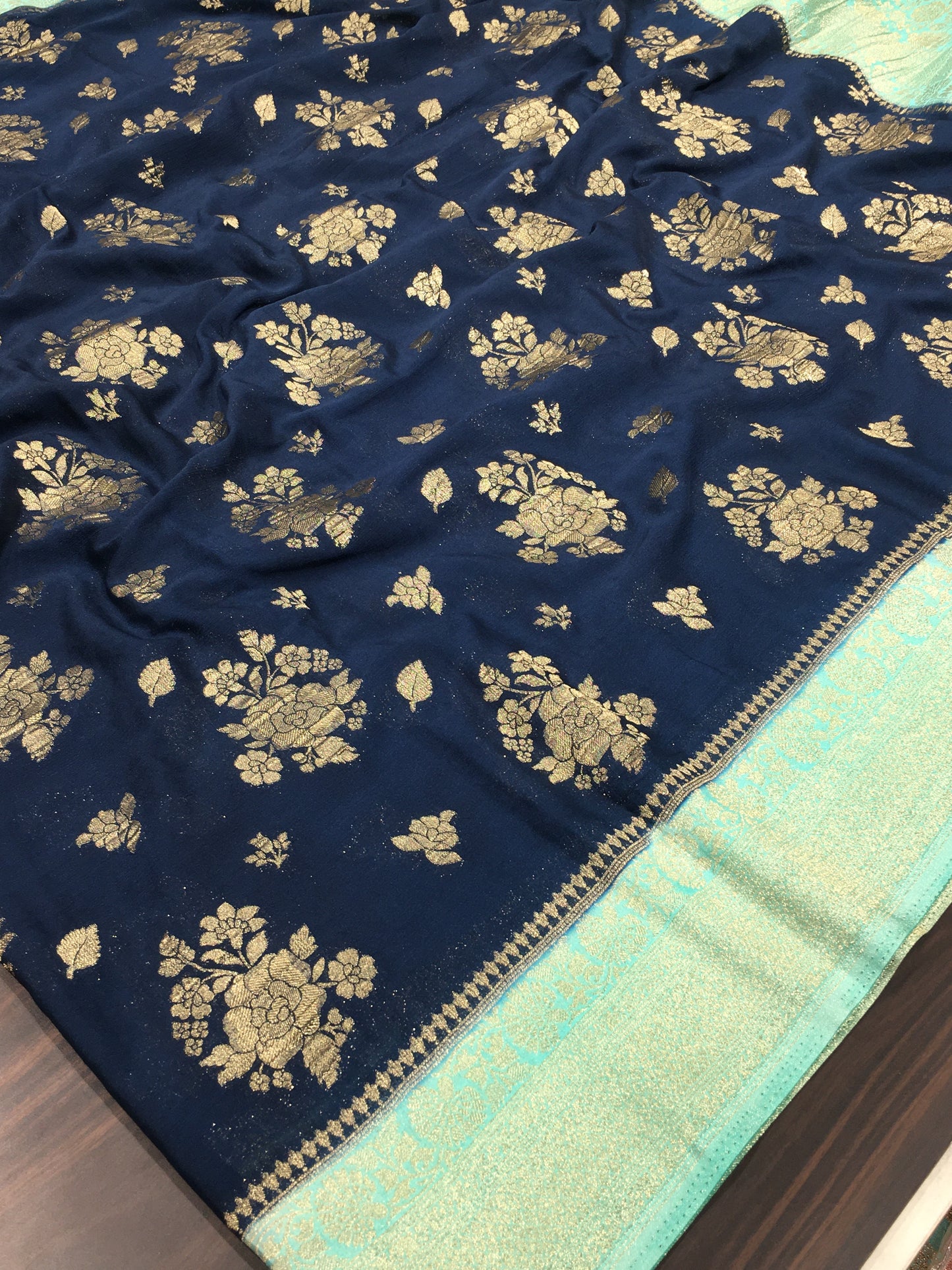 Chiffon georgette saree