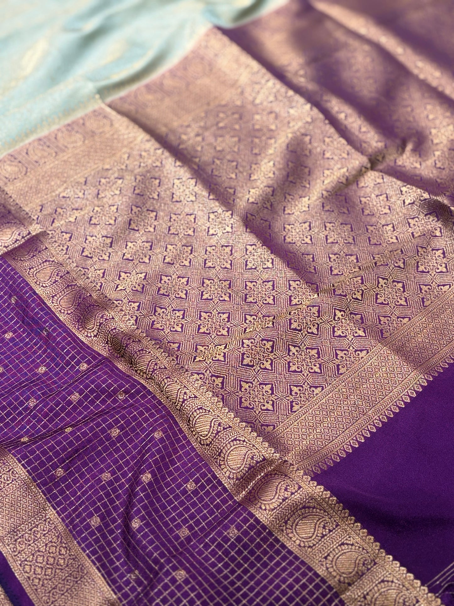 Semi Mysore Crape Saree