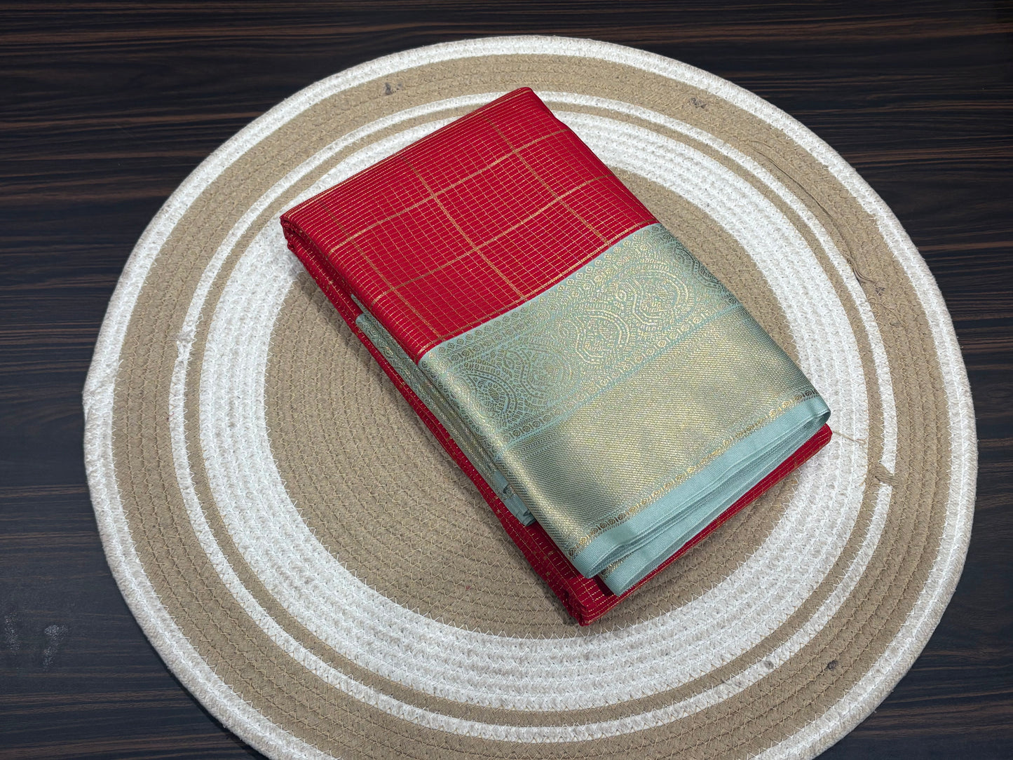 Semi Kanchipuram silk