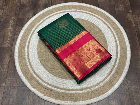 Semi Kanchipuram silk