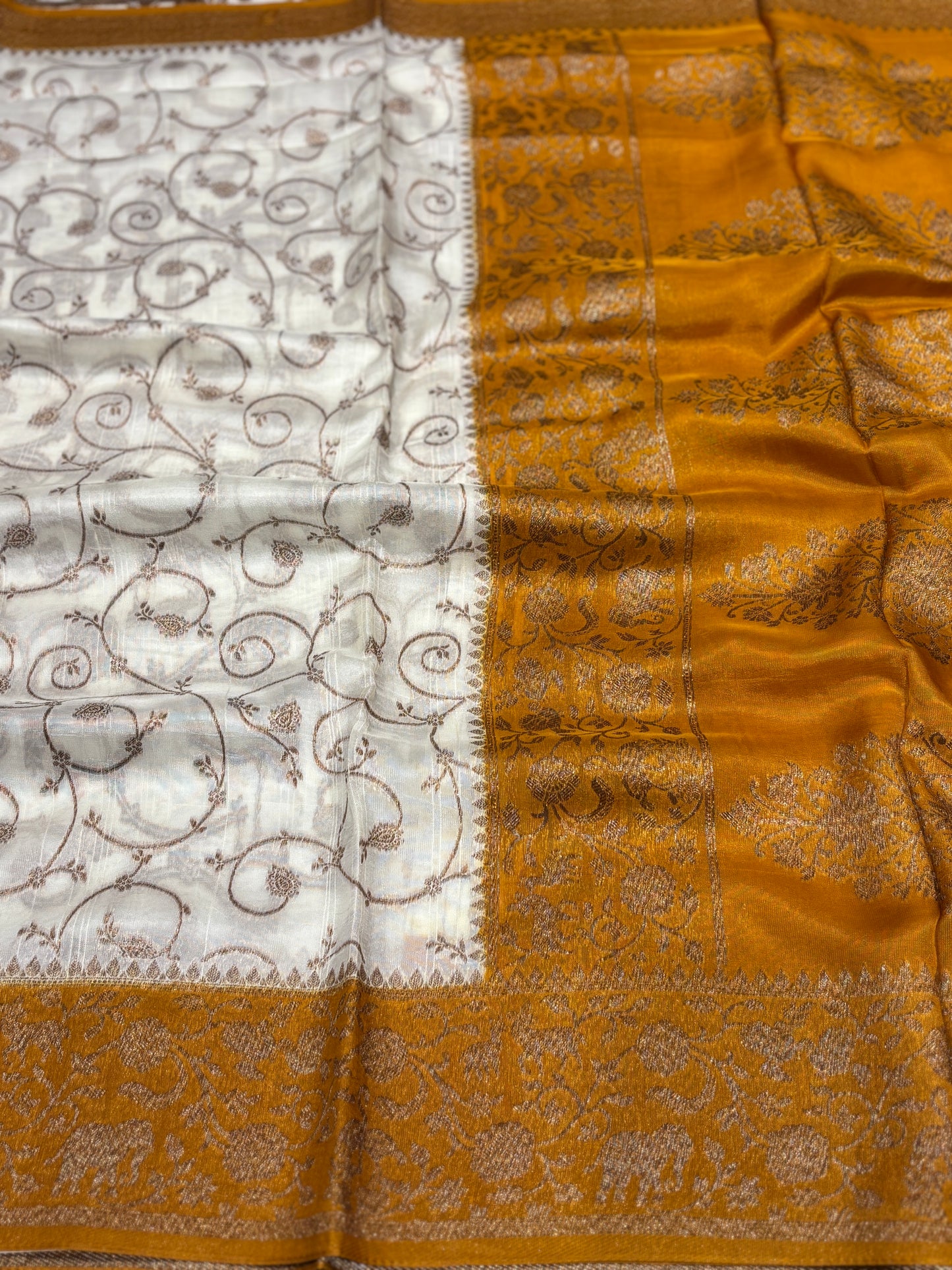 Soft tussar saree