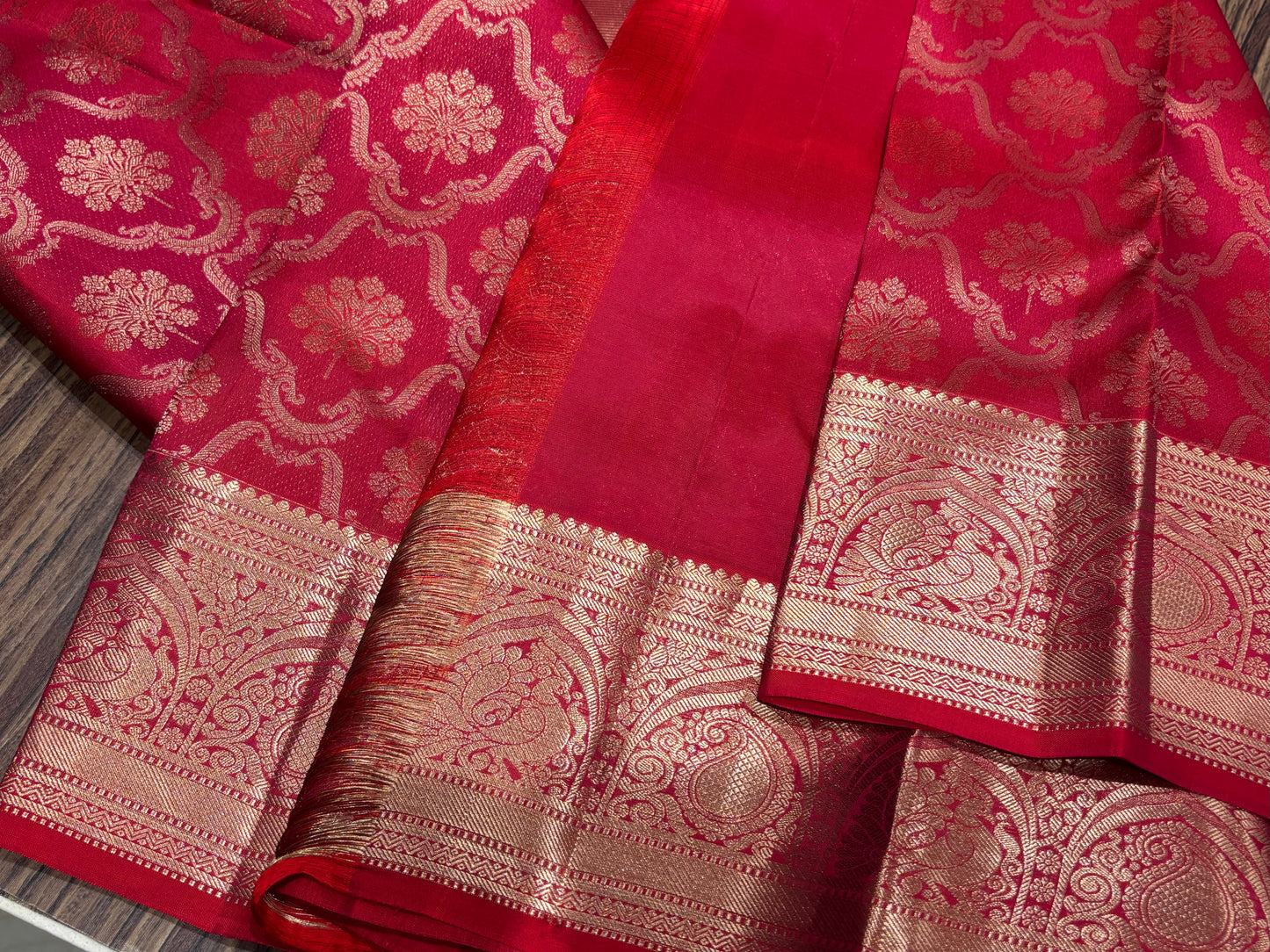 Pure Kanchipuram Brocade Silk