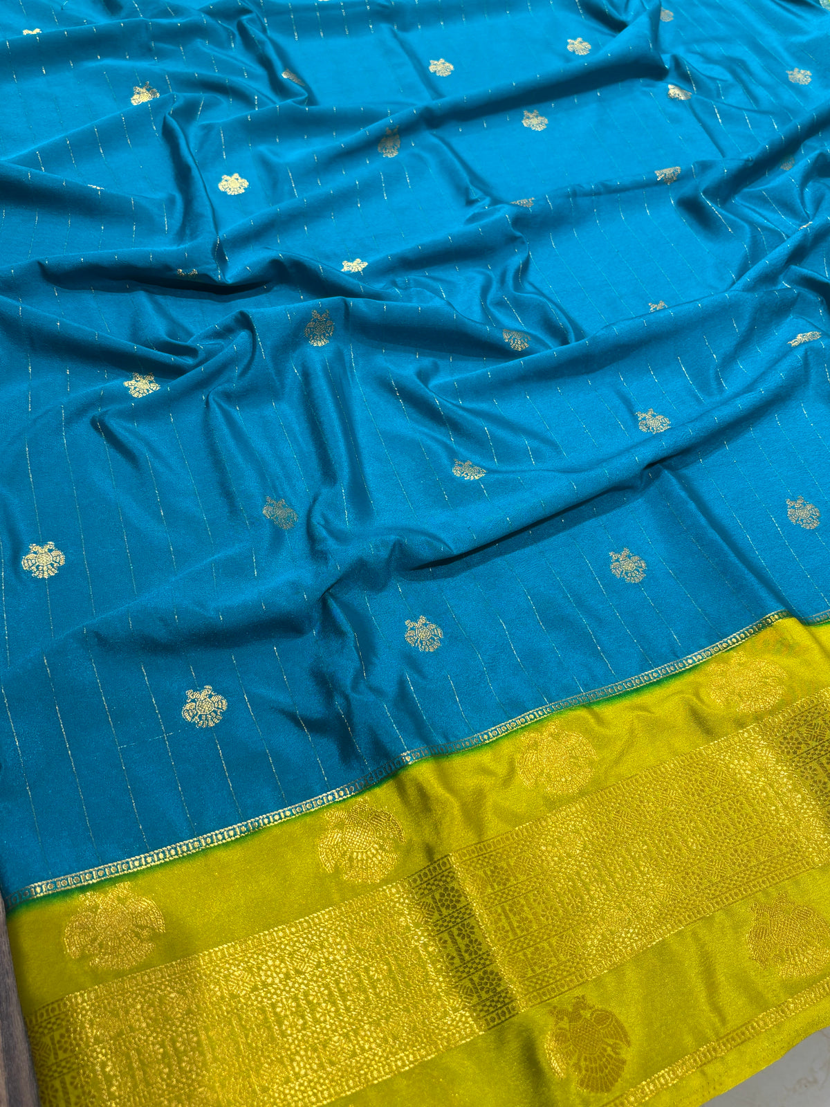 Semi Mysore Crape Silk