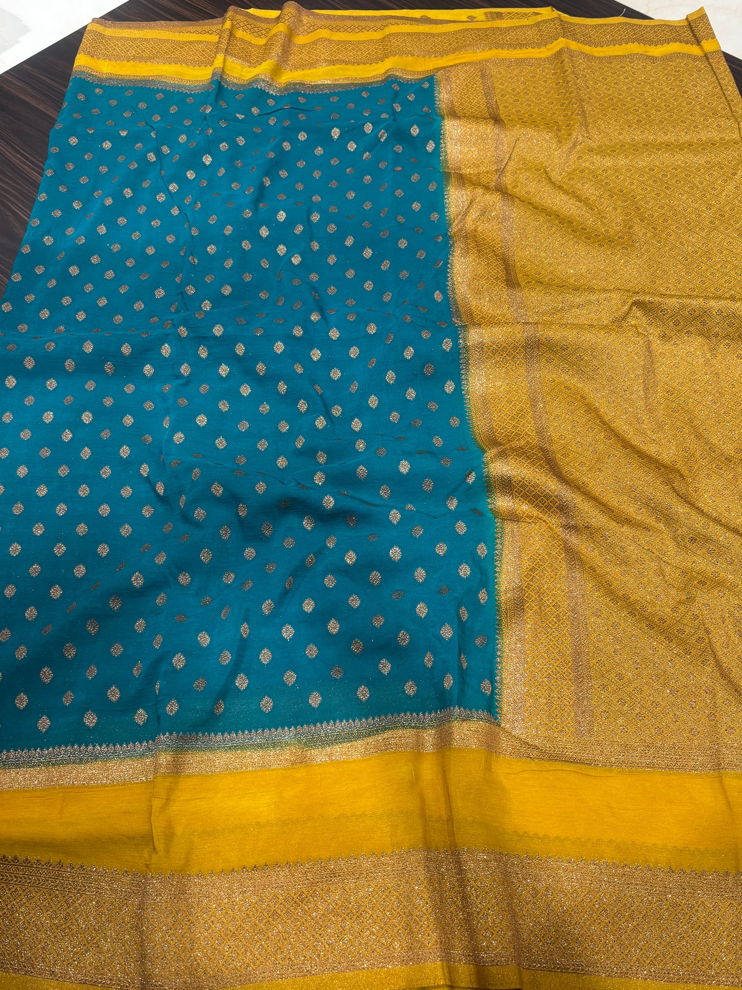 Chiffon georgette saree