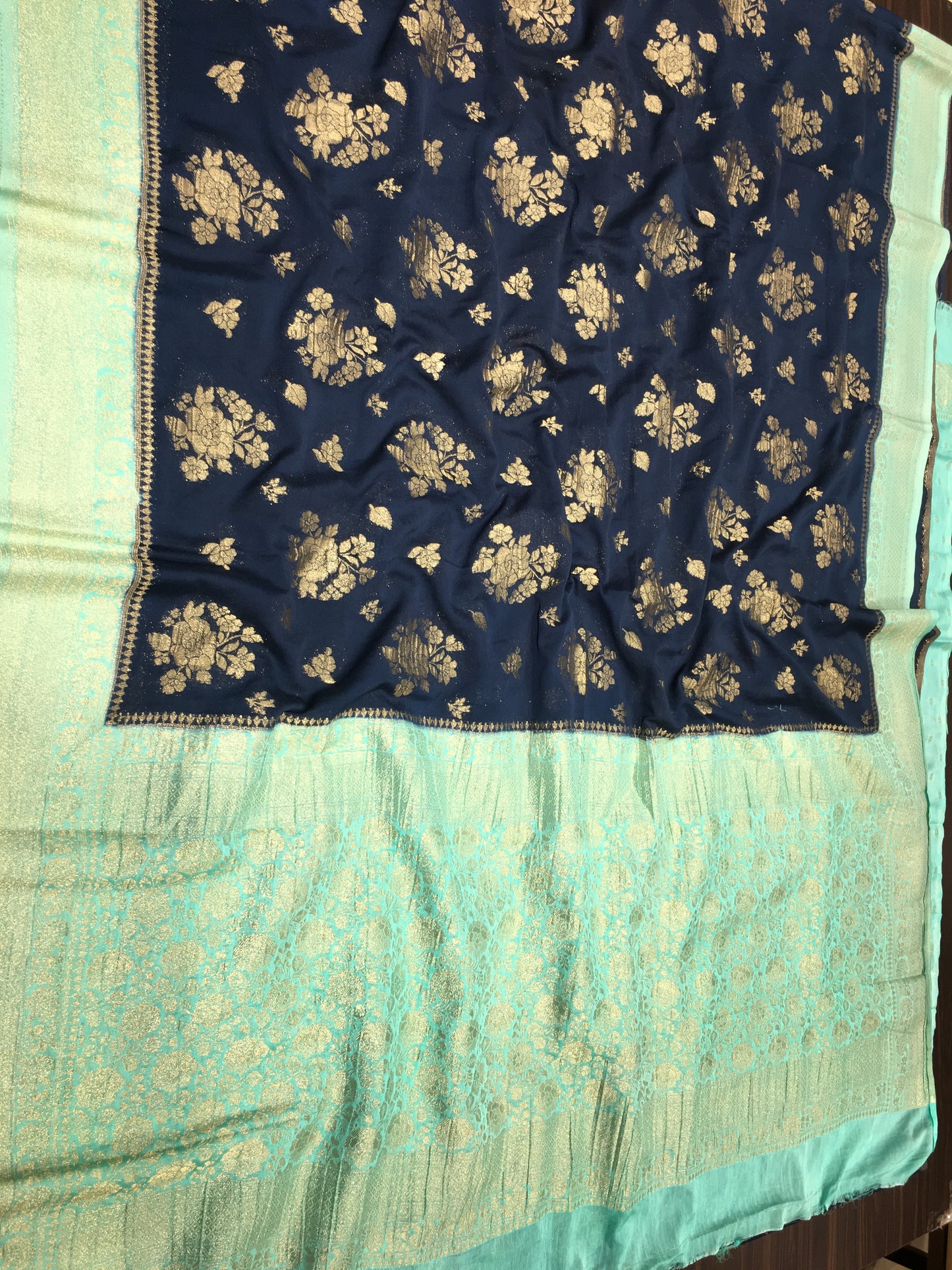 Chiffon georgette saree