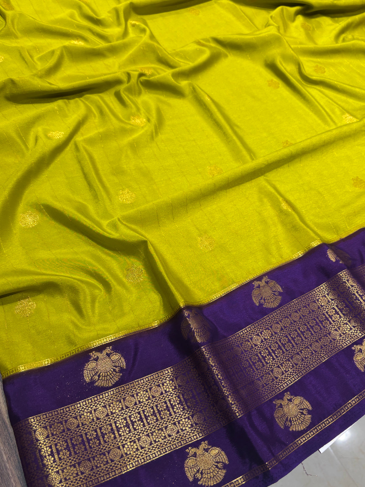 Semi Mysore Crape Silk