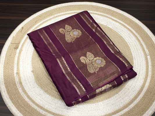 Satin crape