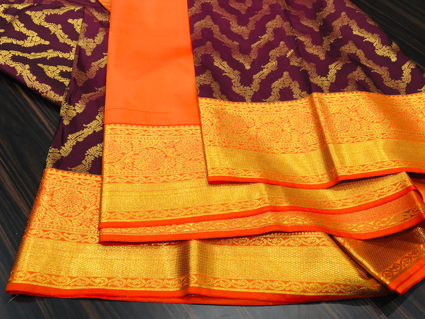 Semi Kanchipuram silk