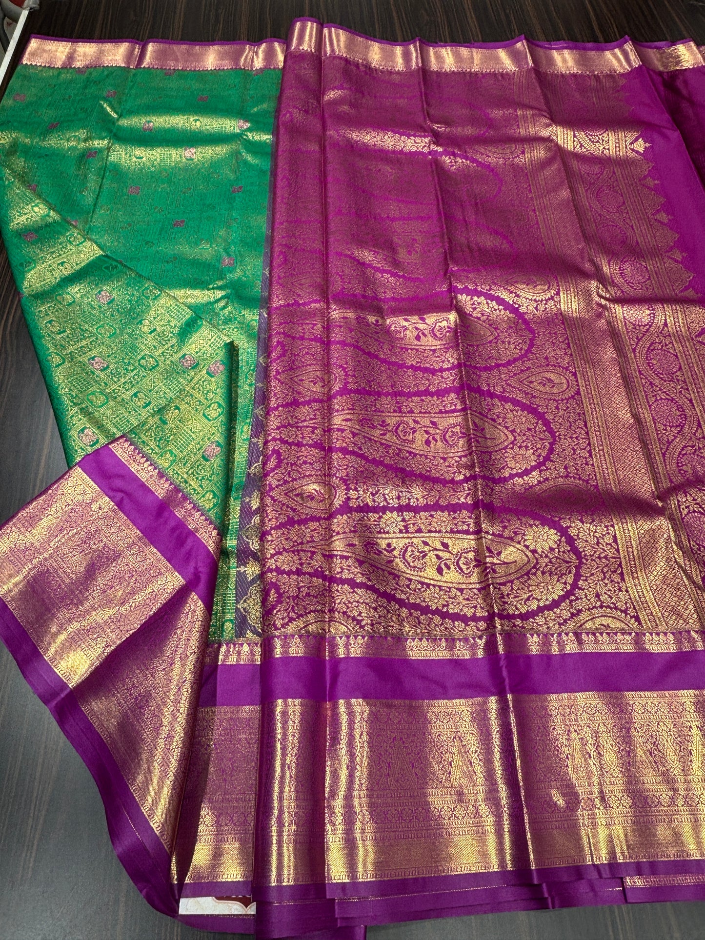 Semi Kanchipuram silk