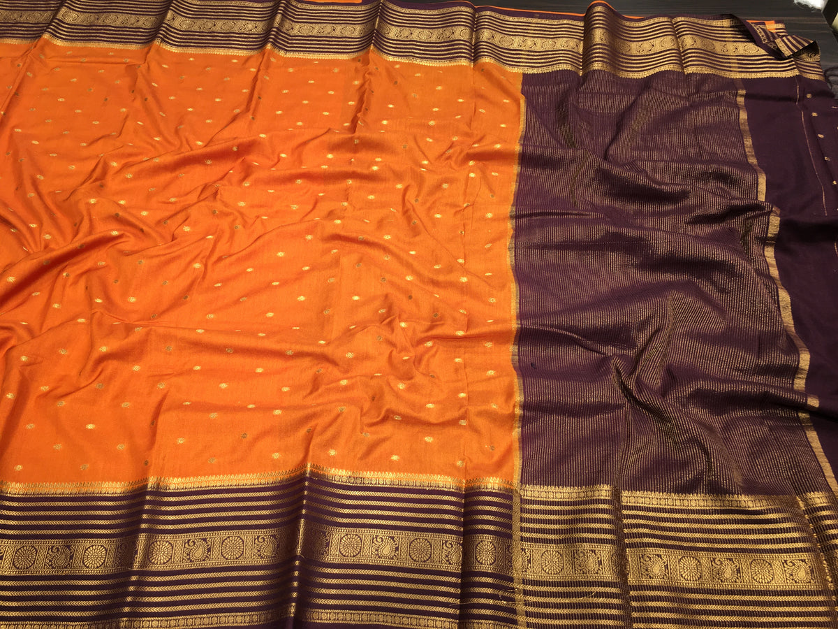 Semi Mysore Crape Silk