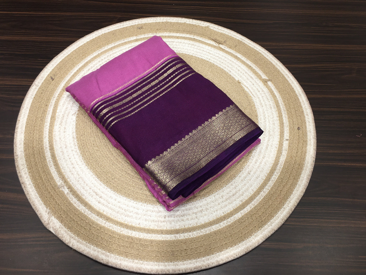 Mysore crape saree
