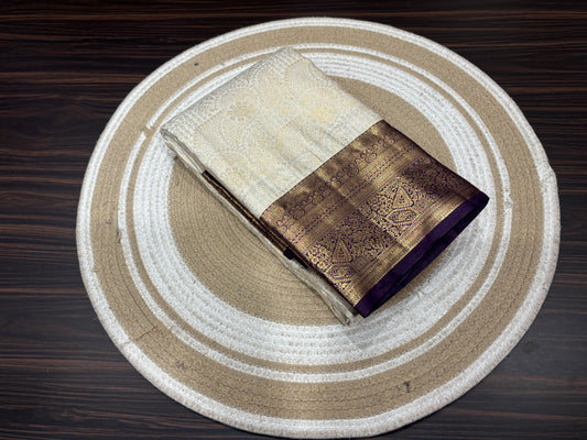 Semi Kanchipuram silk