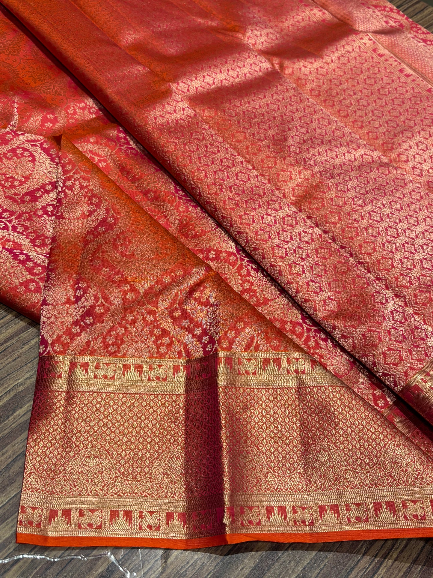 Pure Kanchipuram Broced Silk