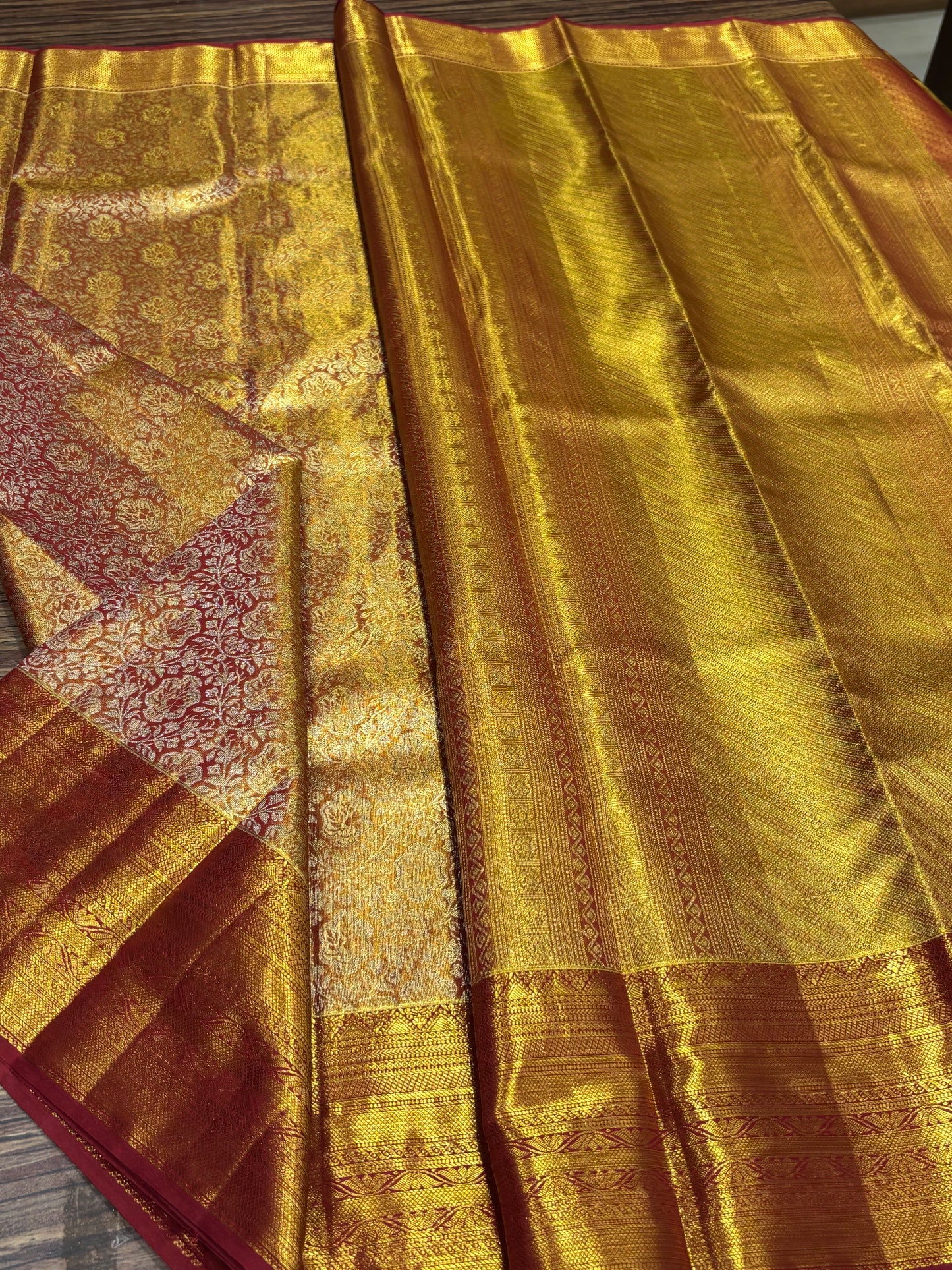 Pure Kanchipuram Broced Silk