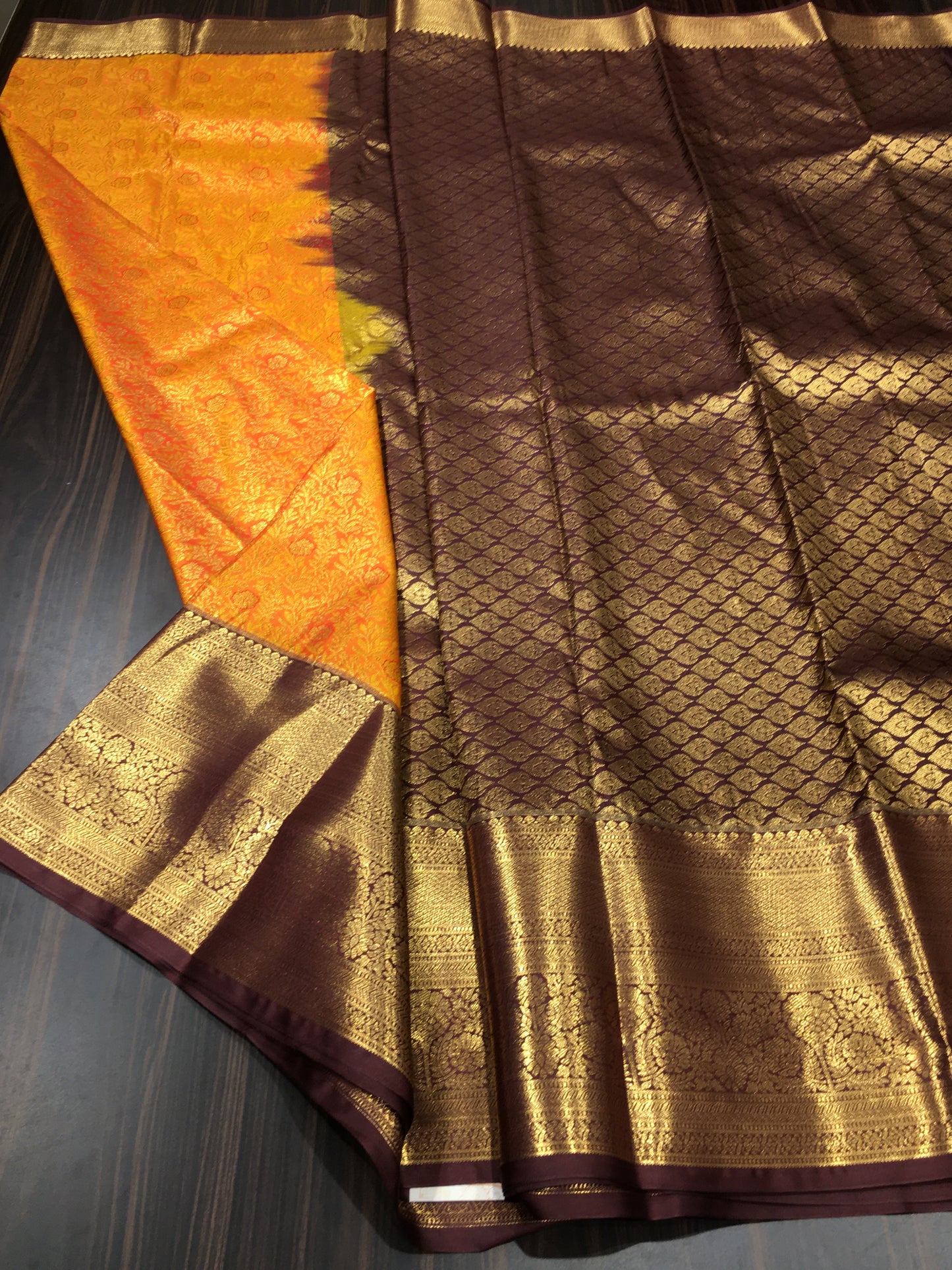 Semi Kanchipuram silk