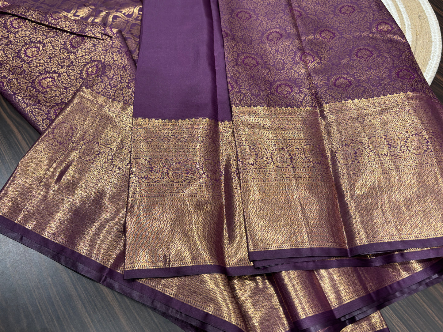 Semi Kanchipuram silk