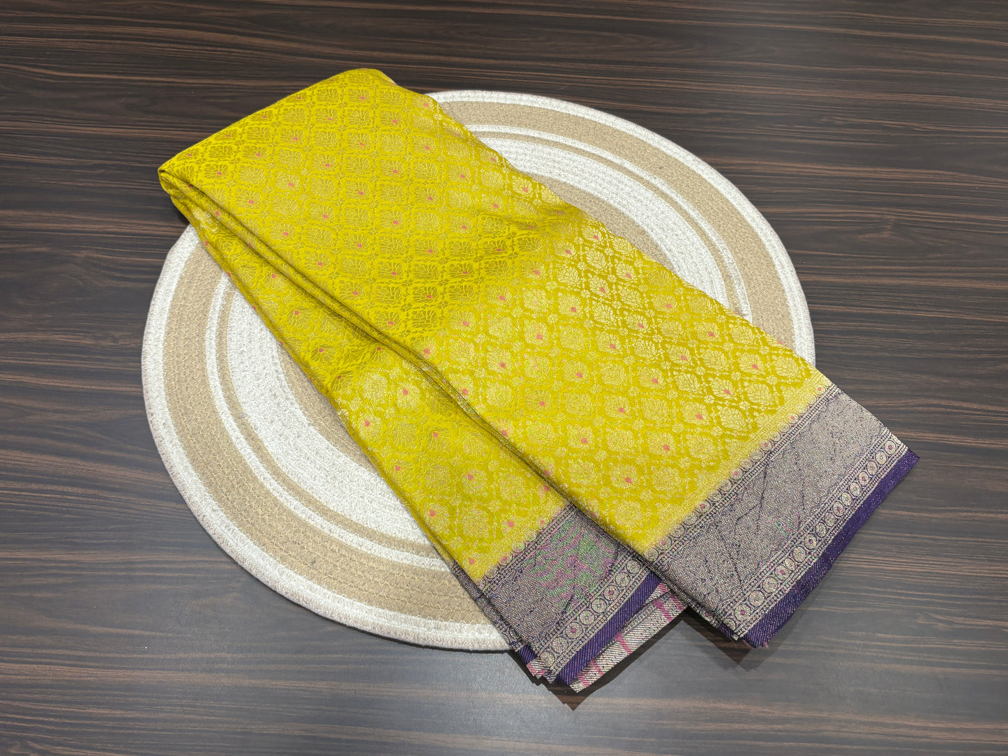 Chiffon crape saree