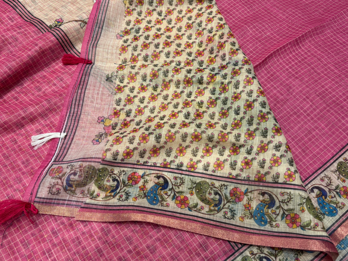 Fancy cotton saree