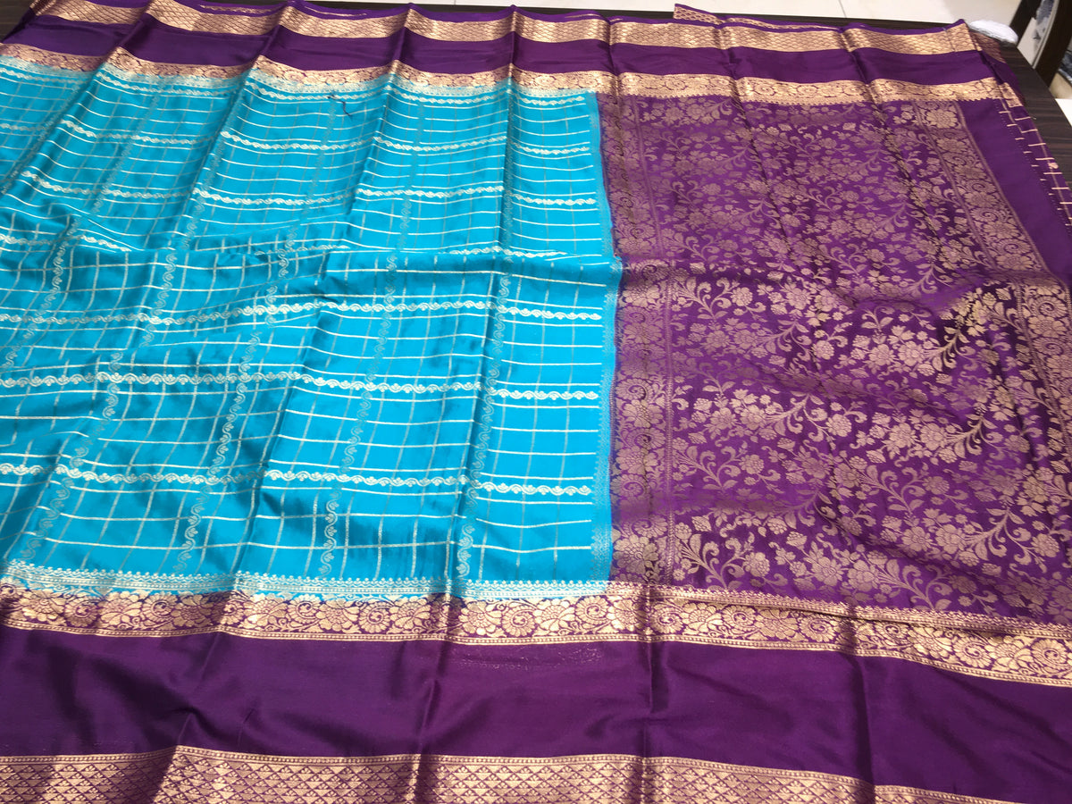 Semi Mysore Crape Silk