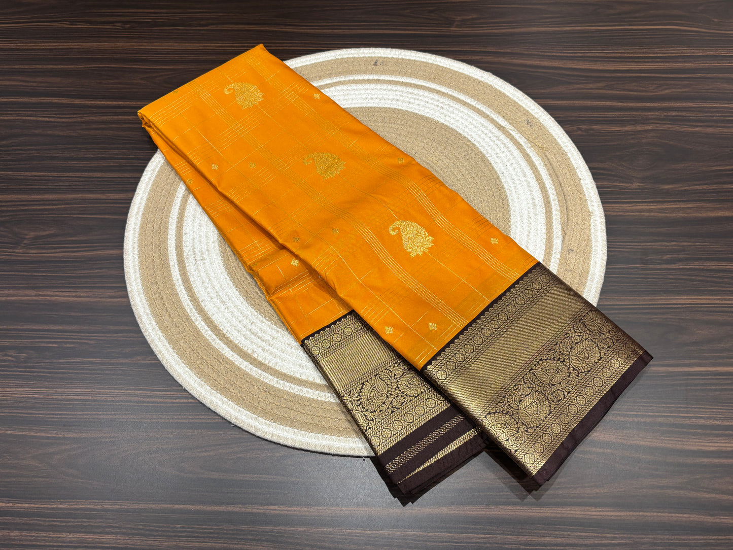 Semi Kanchipuram silk