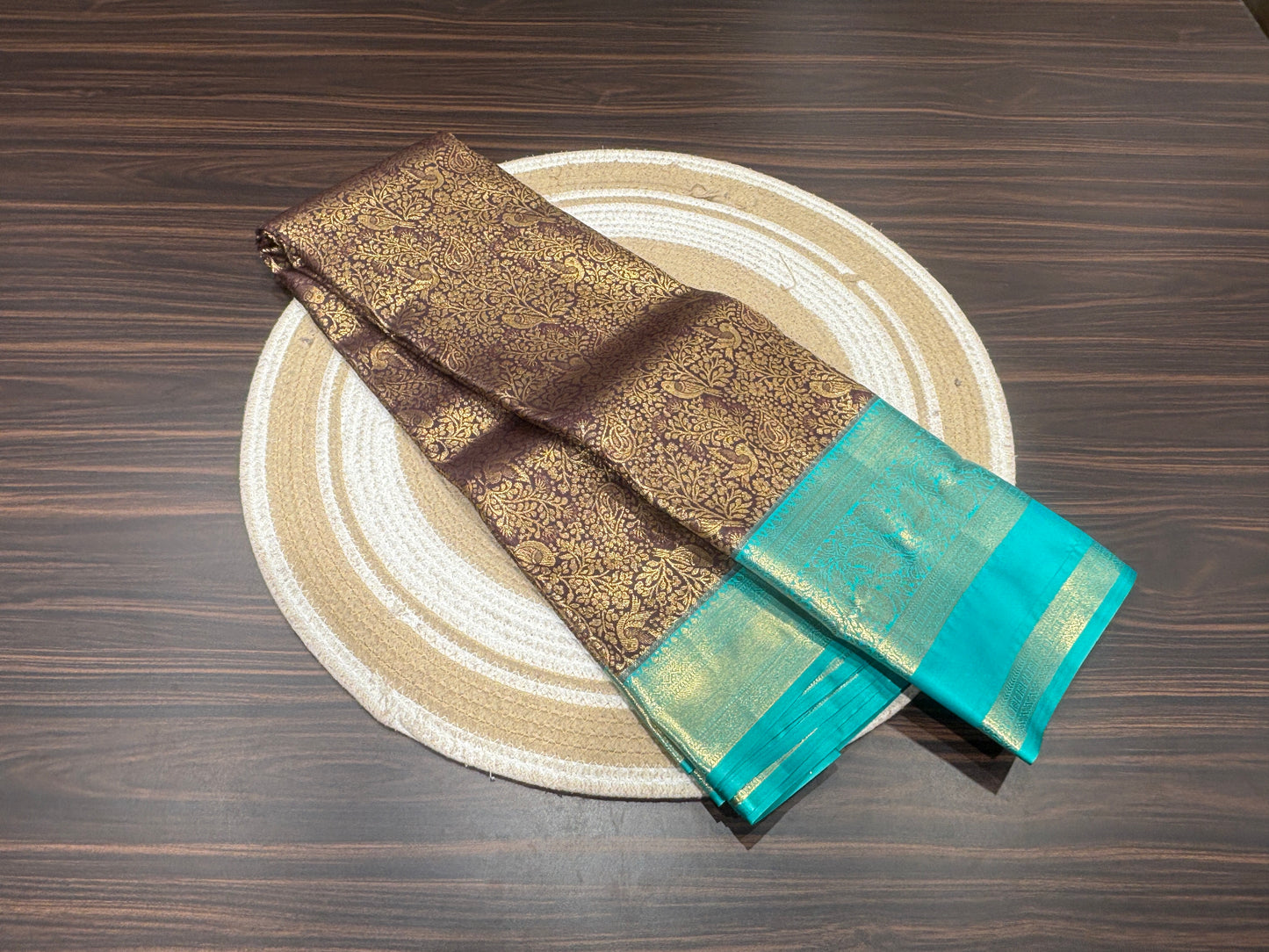 Semi Kanchipuram silk