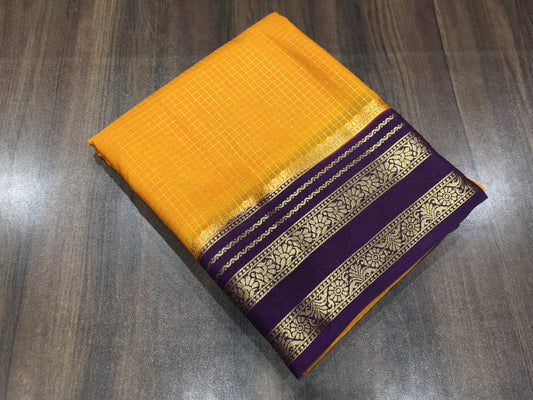 Semi Mysore Crape Silk
