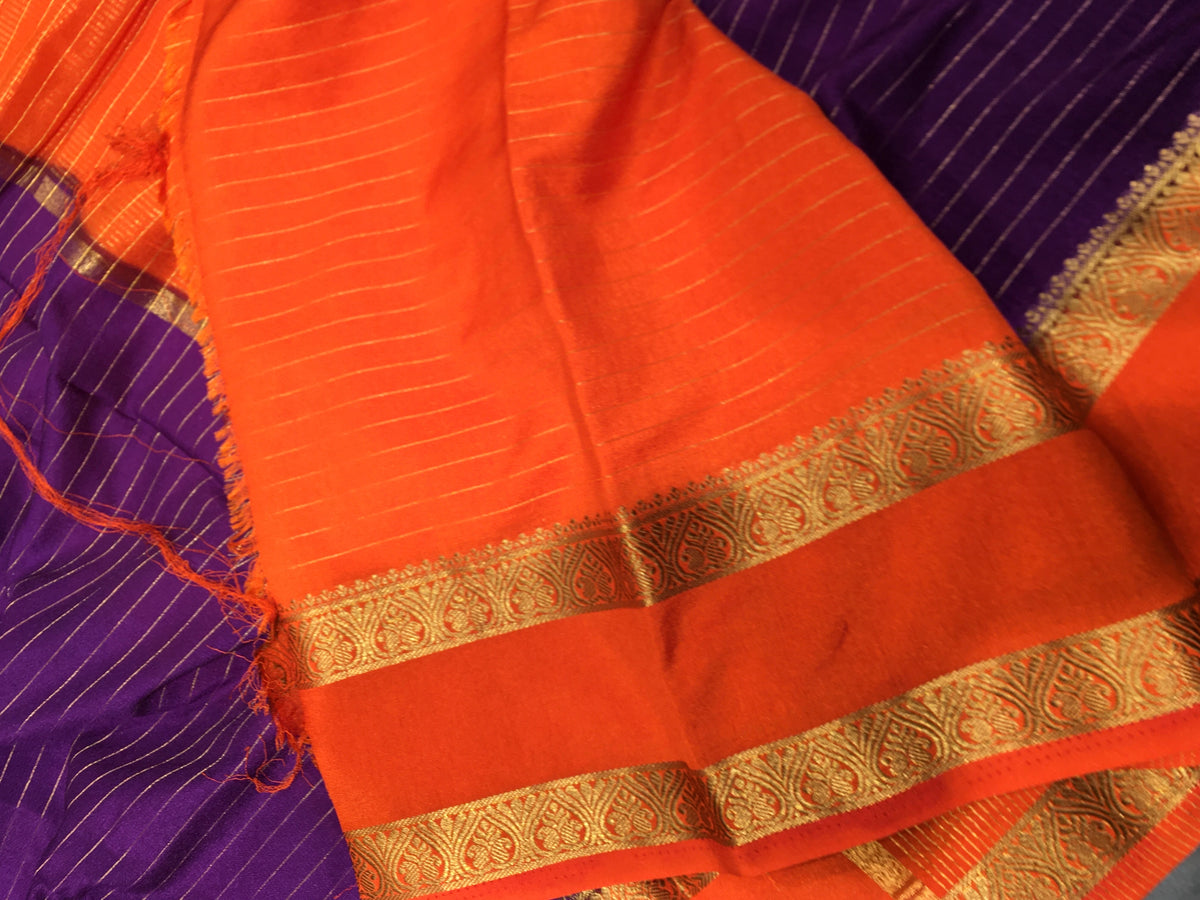 Semi Mysore Crape Silk