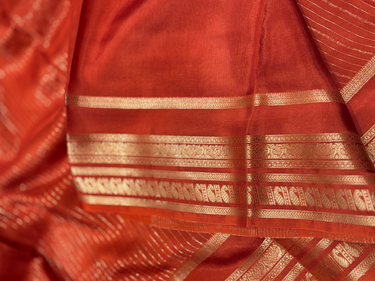 Semi Mysore Crape Silk