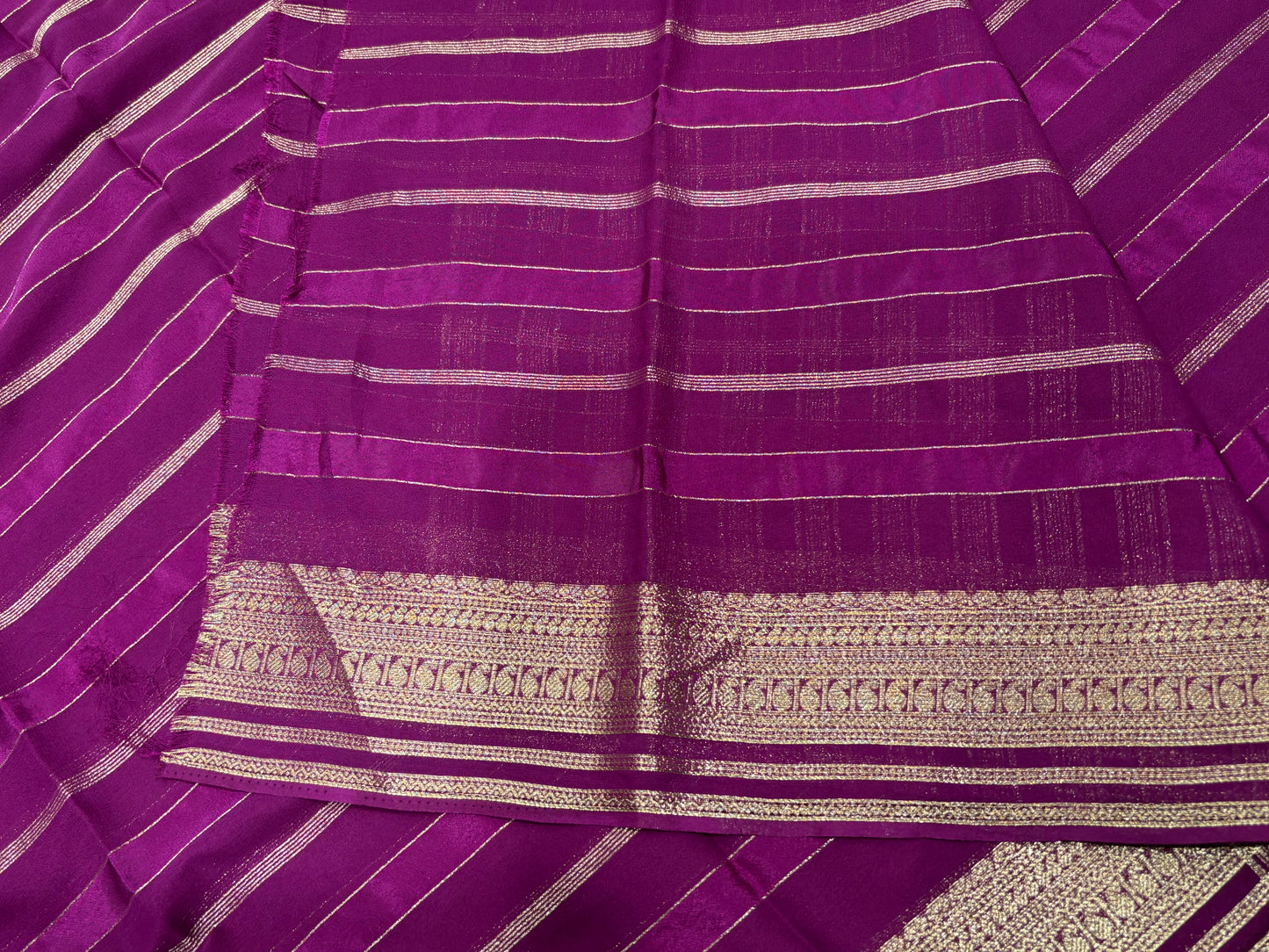 Mysore crape saree