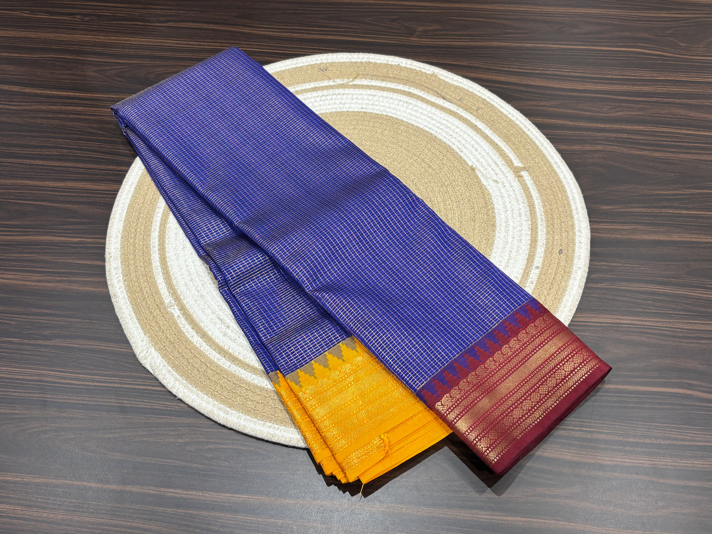 Semi Kanchipuram silk