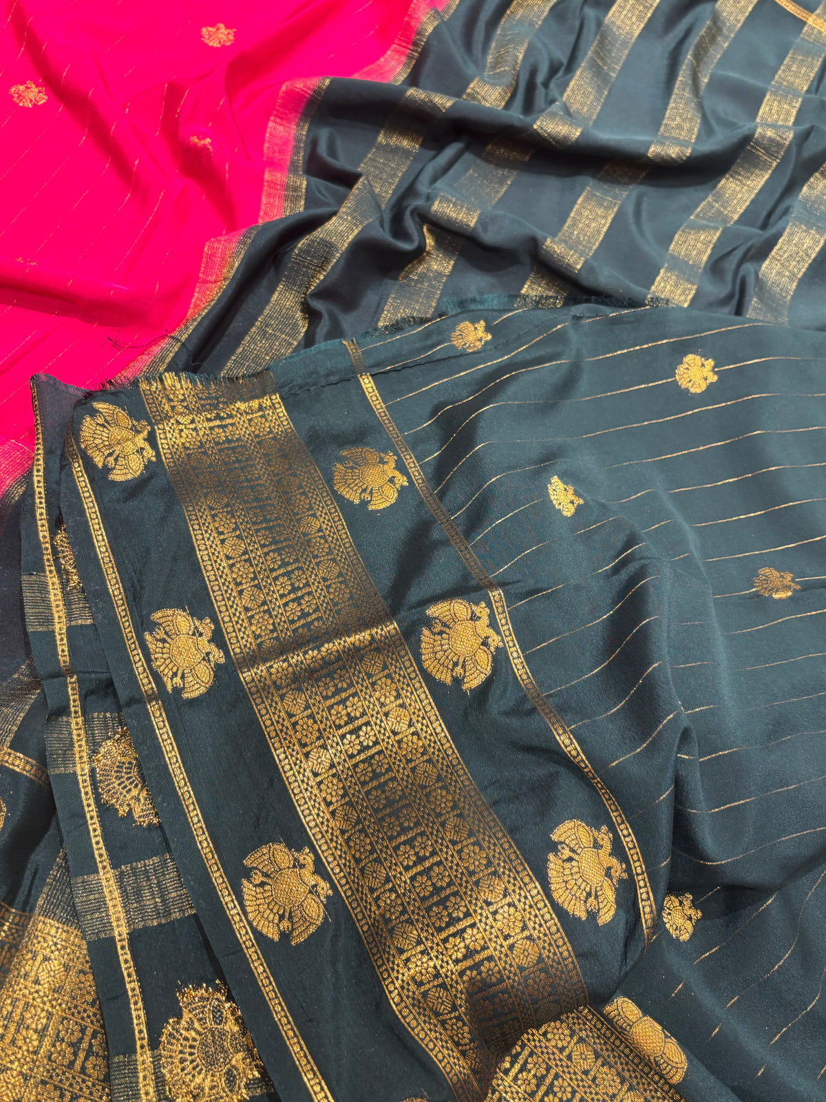 Semi Mysore Crape Silk
