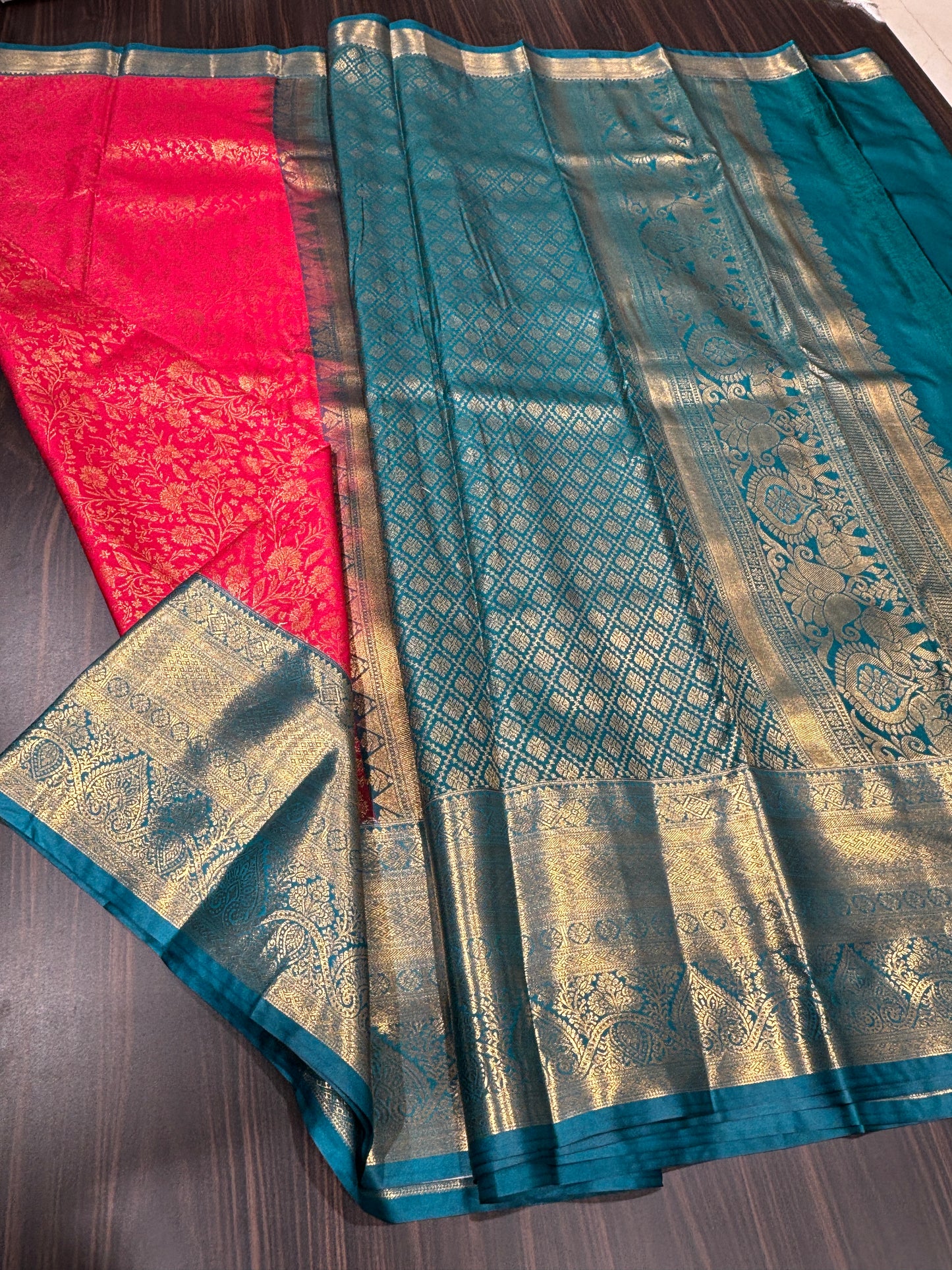 Semi Kanchipuram silk
