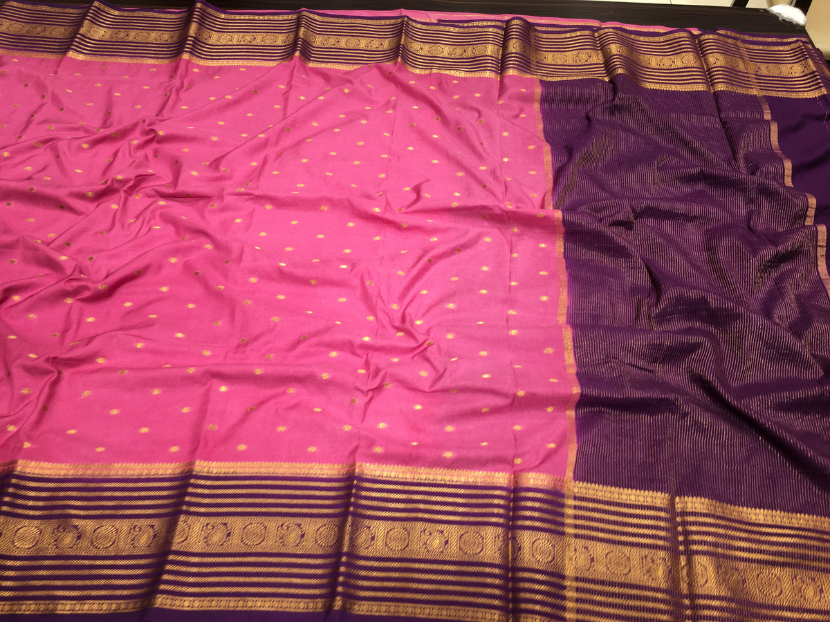 Semi Mysore Crape Silk