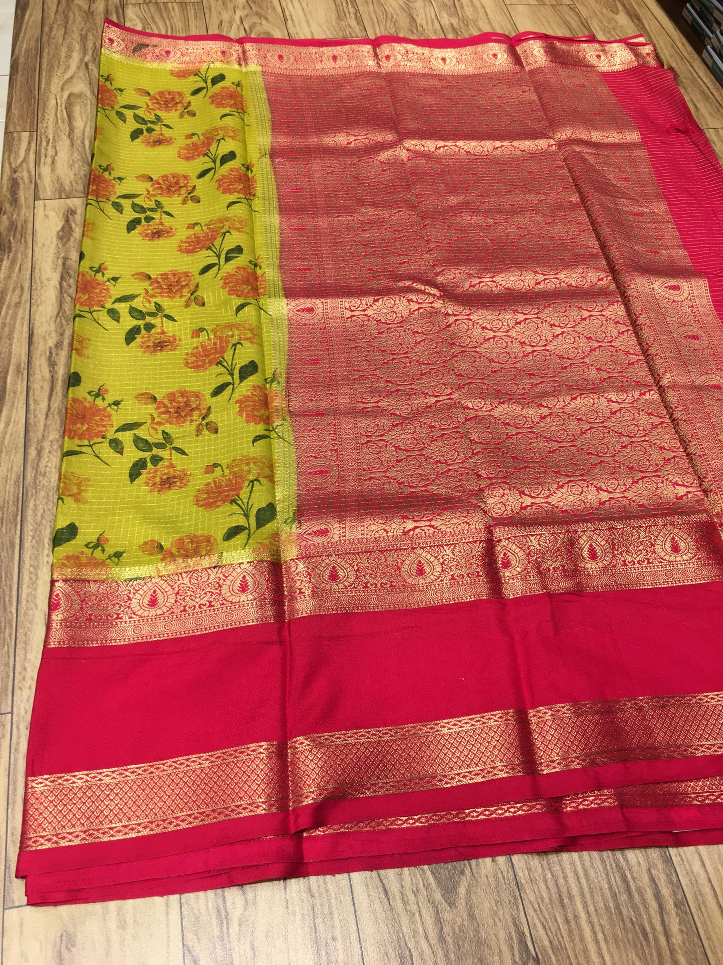 Semi Mysore Crape Silk