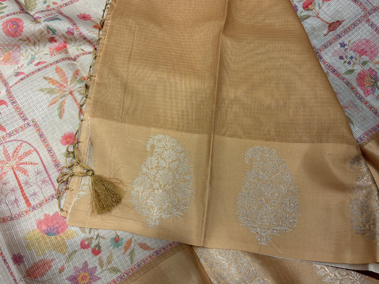 Semi tussar silk silk