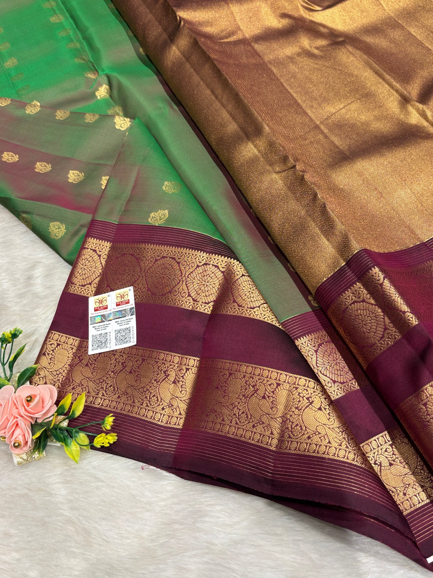 Pure Kanchipuram silk