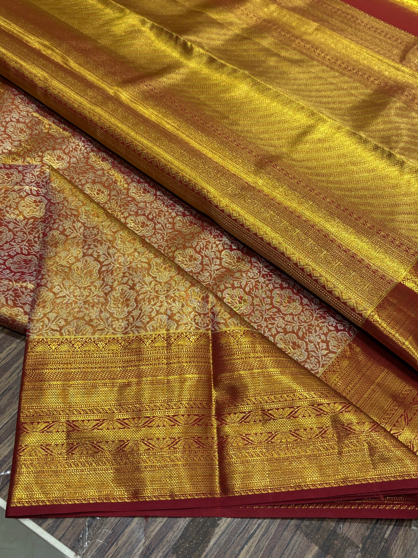 Pure Kanchipuram Broced Silk