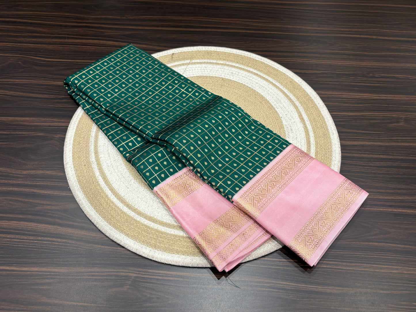 Semi Kanchipuram silk