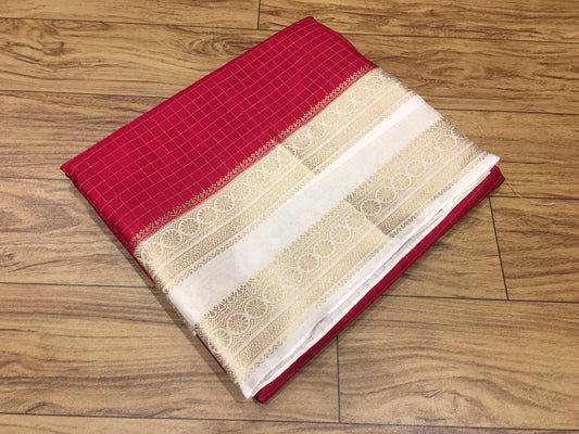Moonga Crape Saree