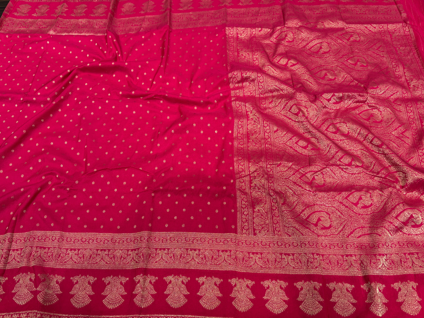Soft crape saree