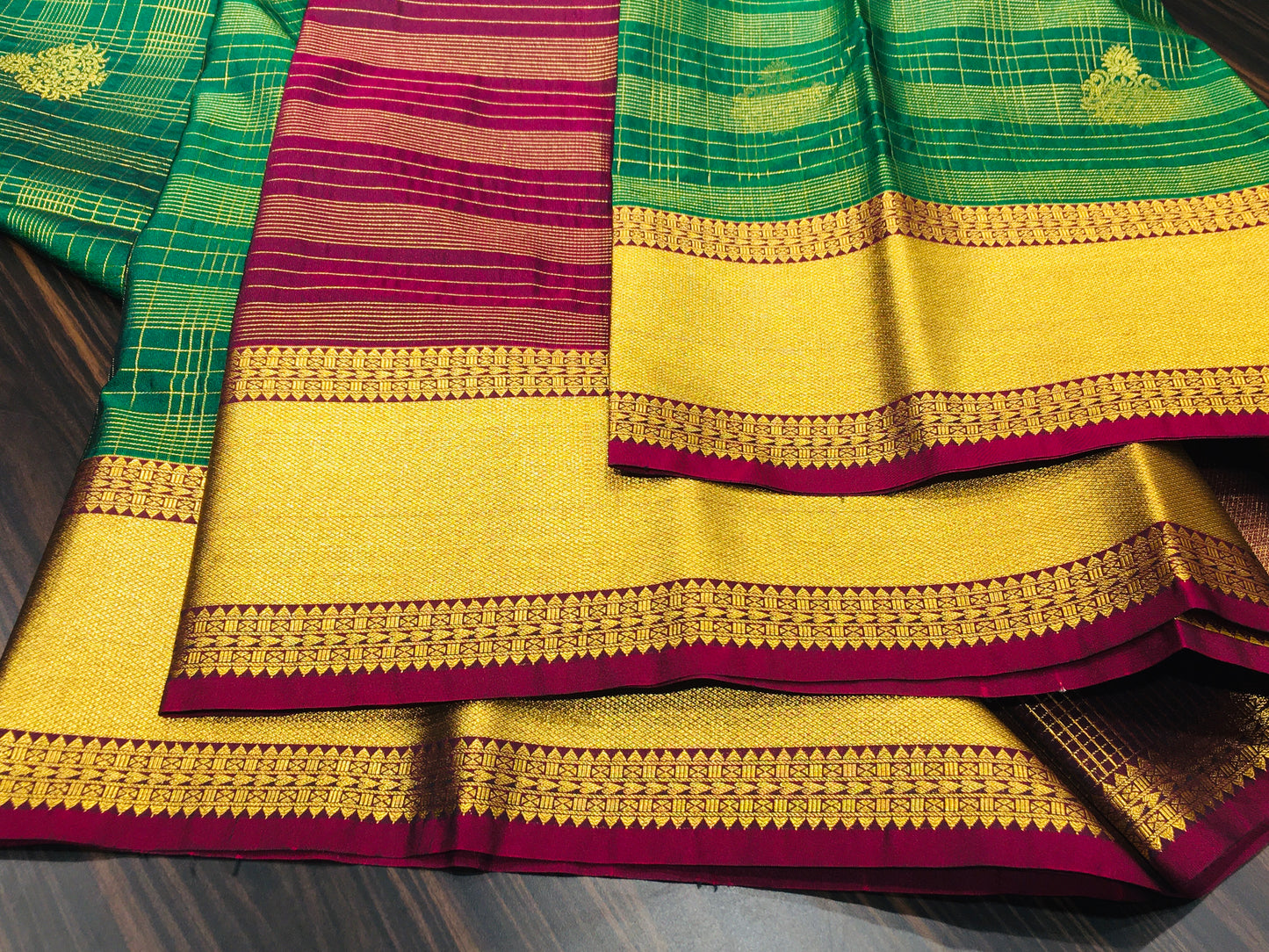 Semi Kanchipuram silk