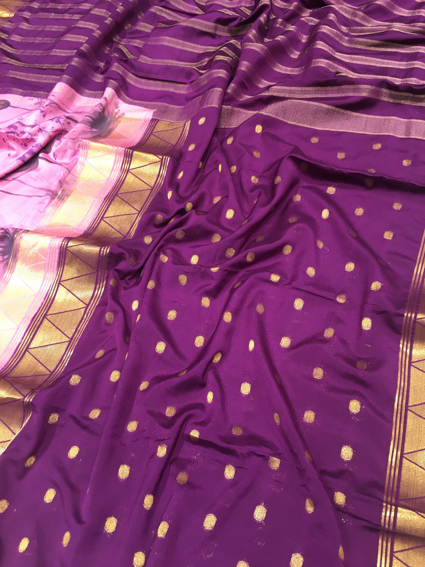 Semi Mysore Crape Silk
