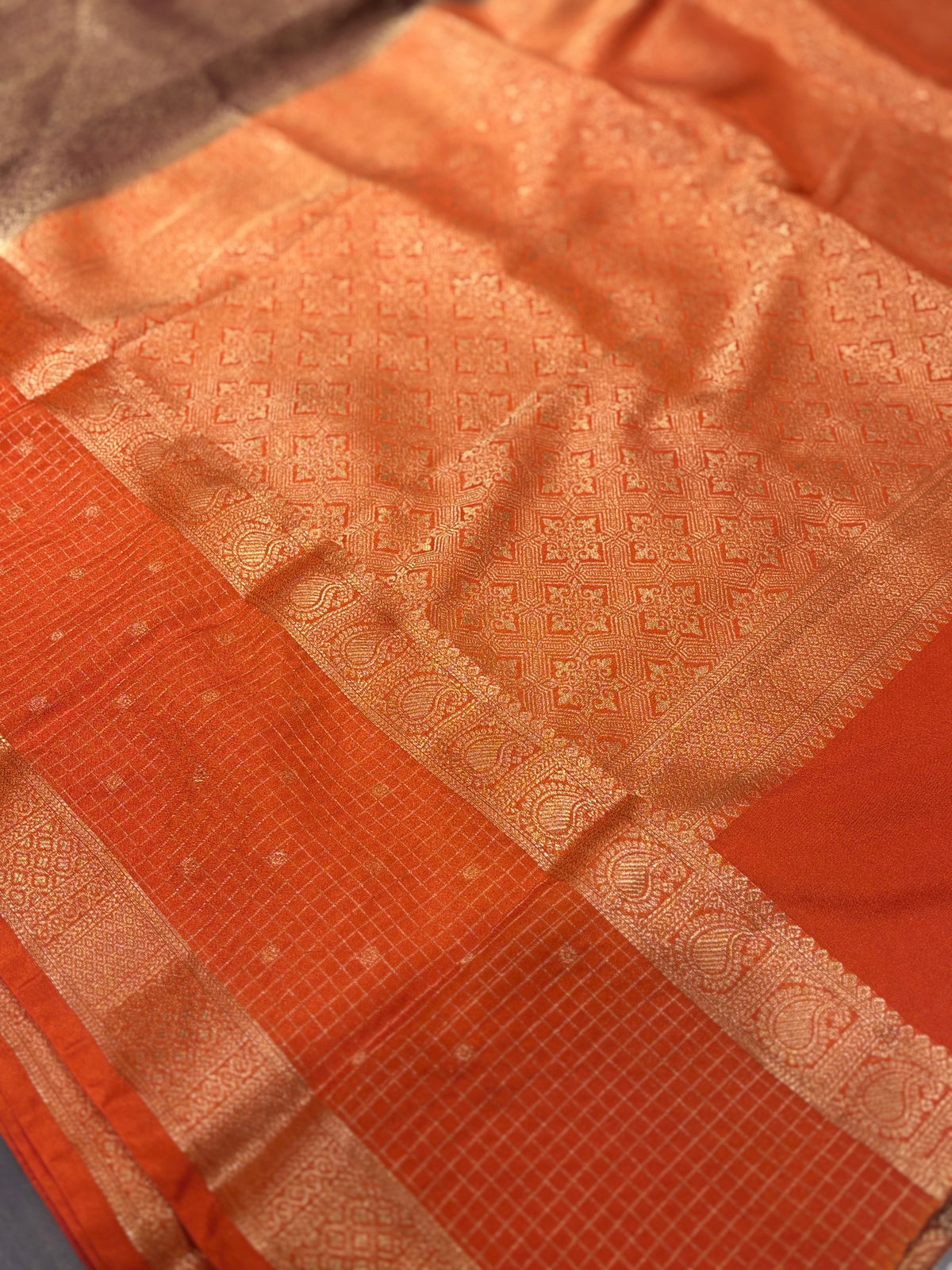 Semi Mysore Crape Saree