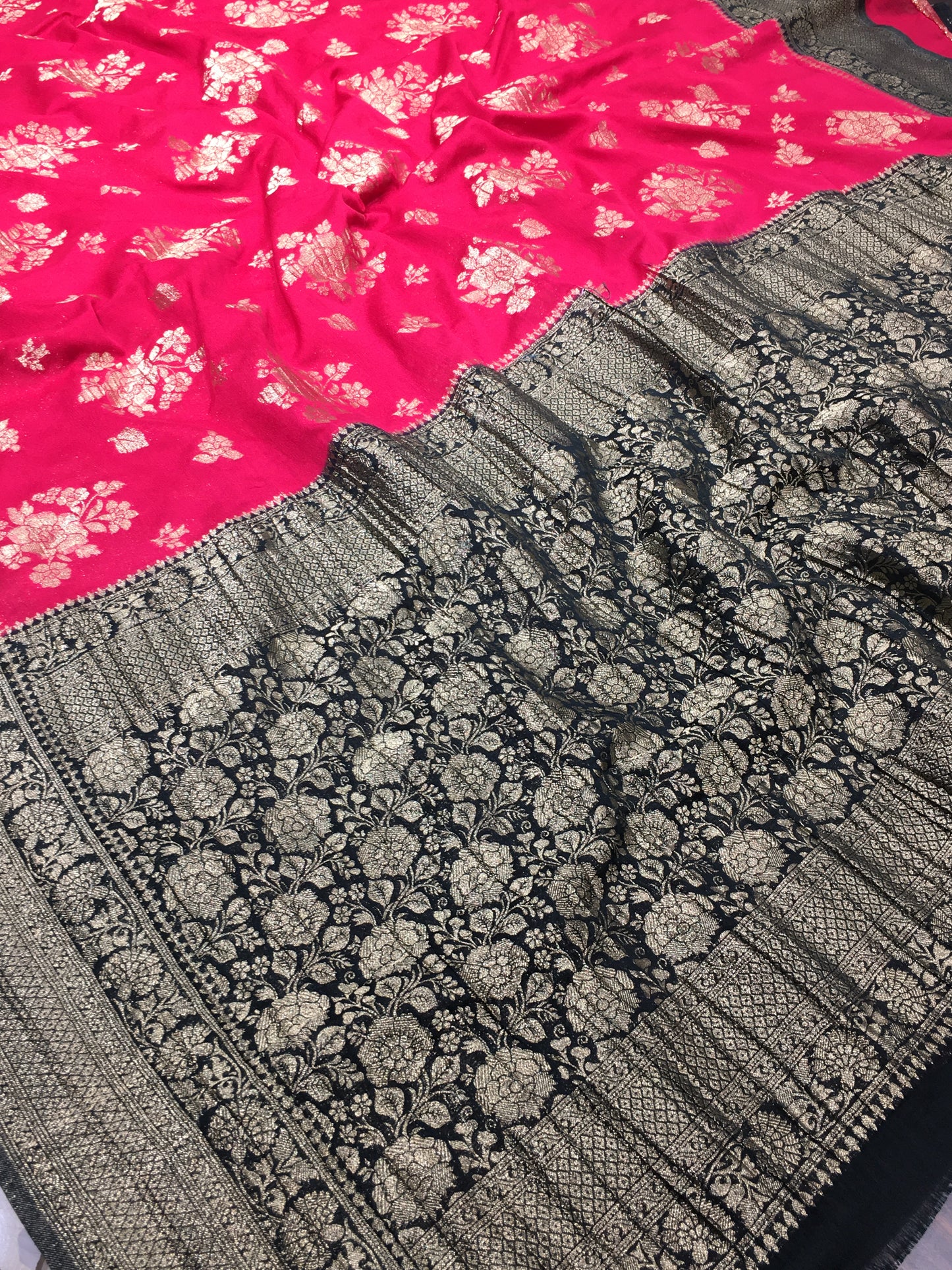 Chiffon georgette saree