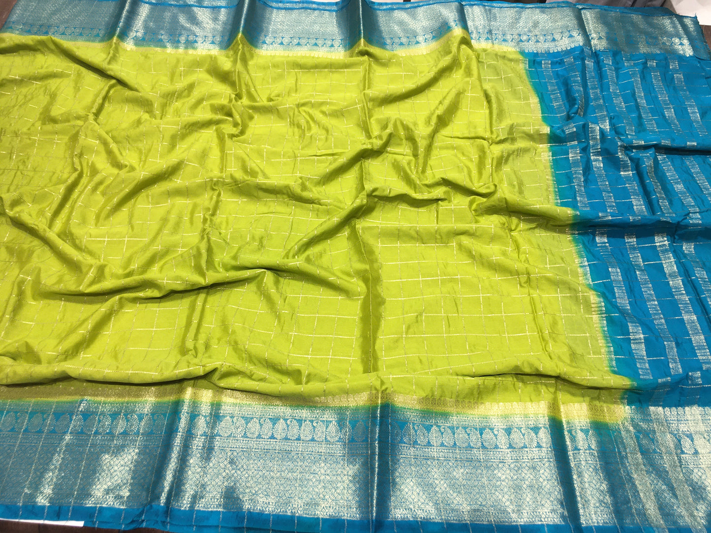 Semi Mysore Crape Saree