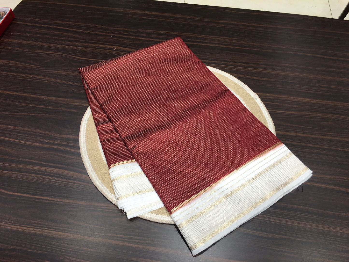 Moonga Crape Saree