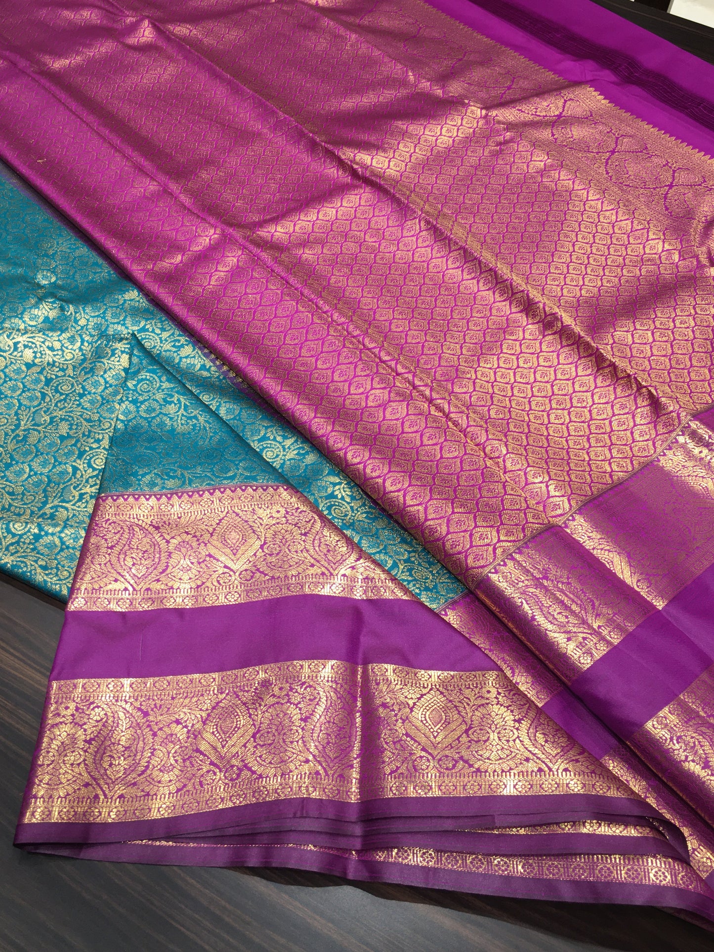 Semi Kanchipuram silk
