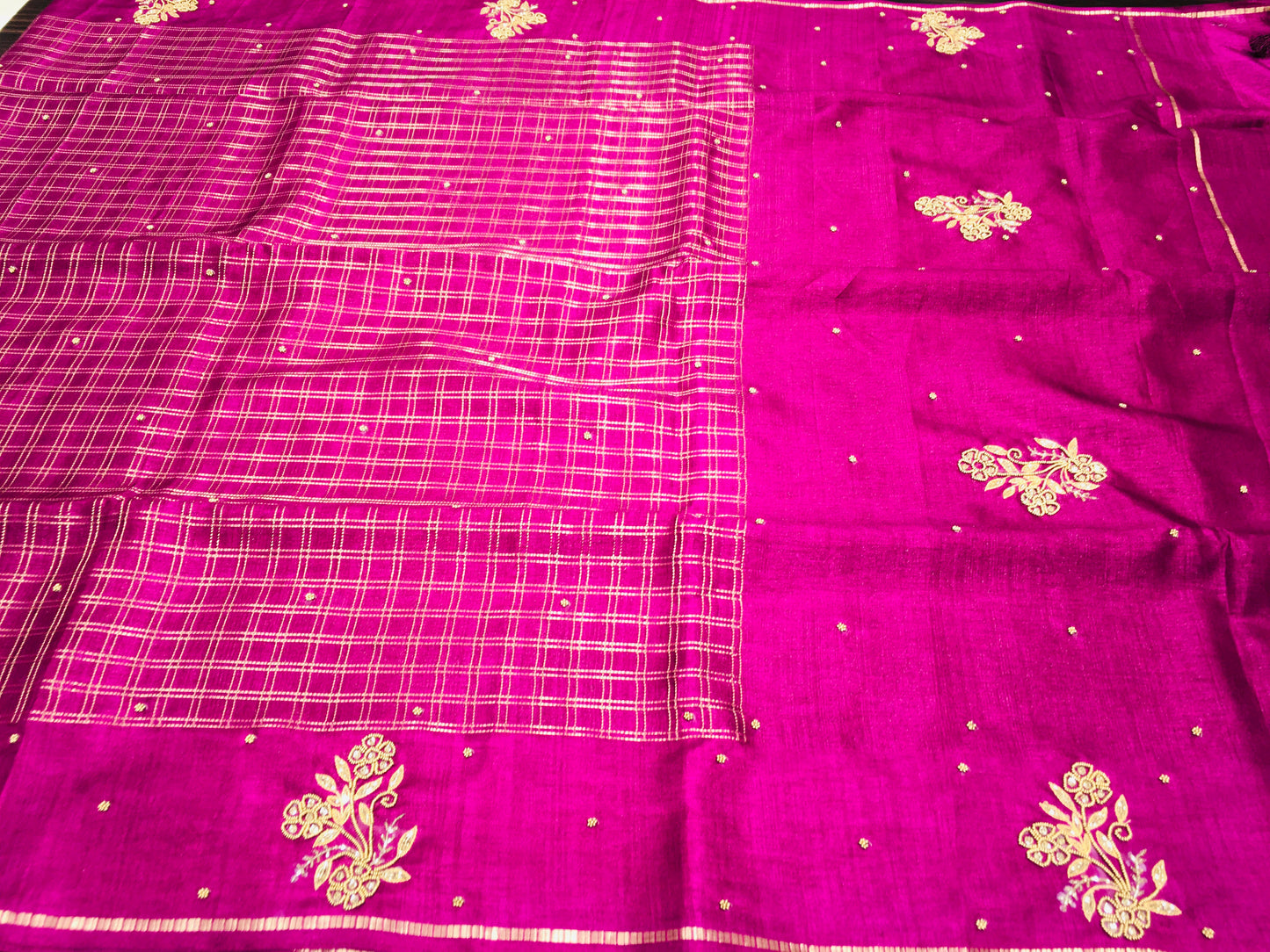 Tussar saree