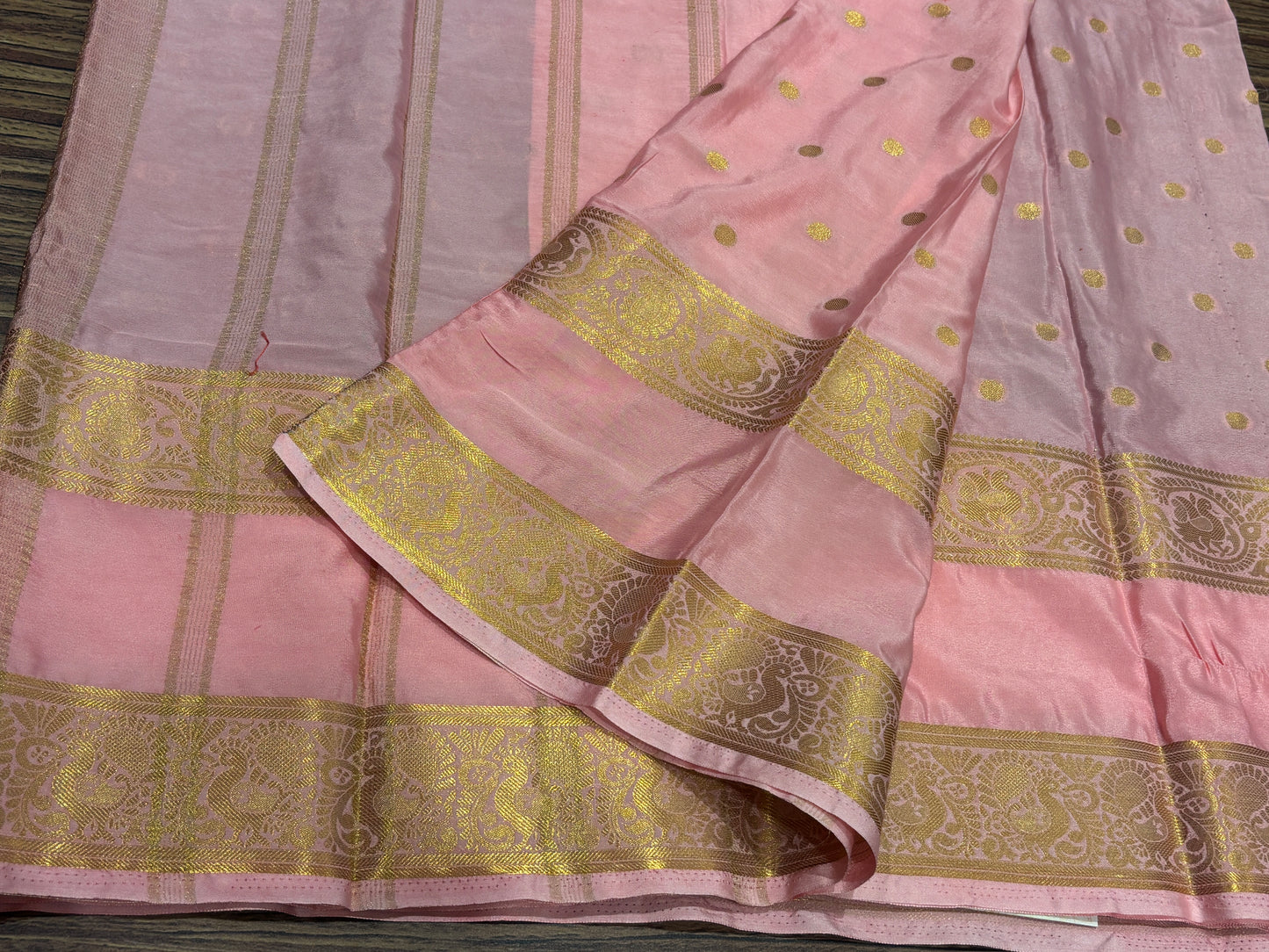 Semi Mysore crape saree